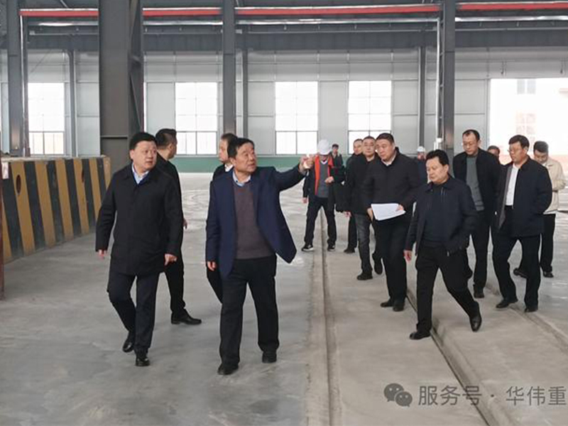 市、區(qū)領(lǐng)導(dǎo)調(diào)研華偉重工
